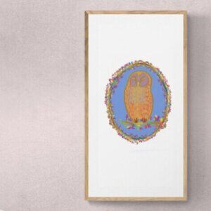 Cute Owl | Kids Art | Modern Wall Art Decor | Minimalist Digital Prints